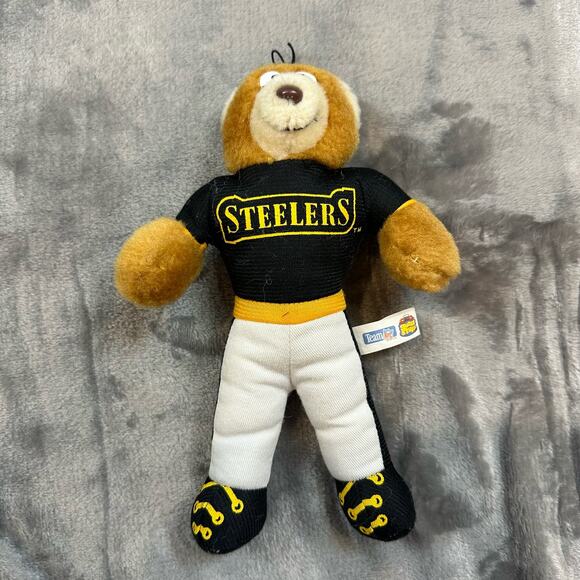 Team NFL 1993 Pittsburgh Steelers Teddy Bear Plush Stuffed Animal Toy Good Stuff - Picture 2 of 5